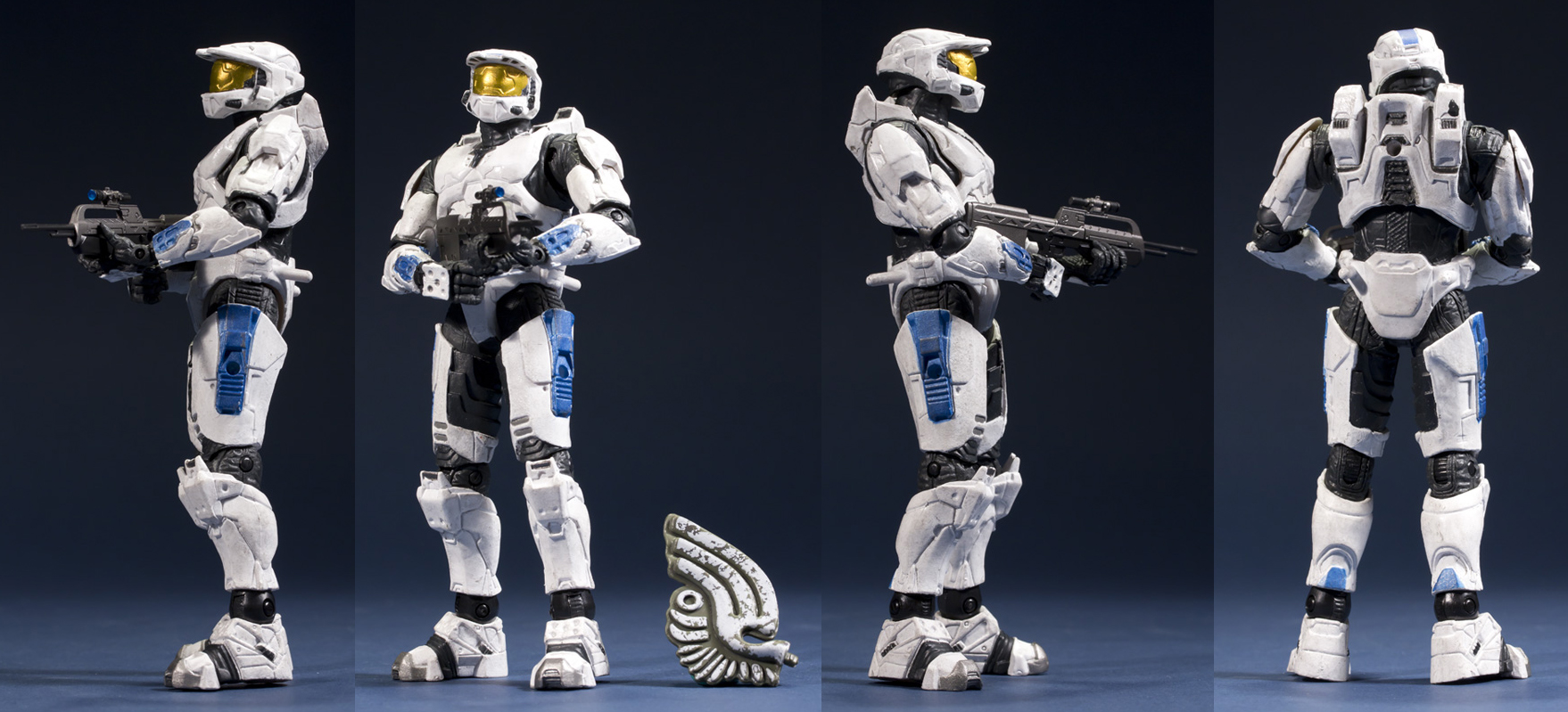Halo Minimates TRU Toys R Us Wave 3 Spartan Mark VI Blue /& Elite Combat Blue