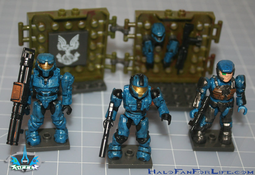 Mega Bloks Halo UNSC Cobalt Combat Unit 97001 for sale online 