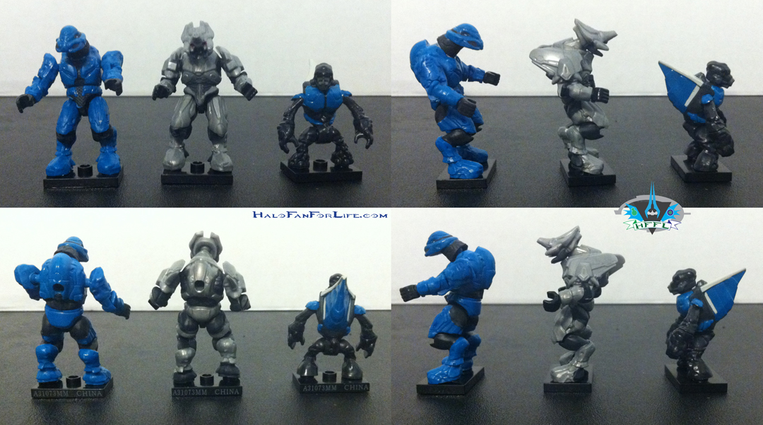 Halo Mega Bloks Blue Elite Commando with Plasma Launcher #97205 SEALED Target CE 