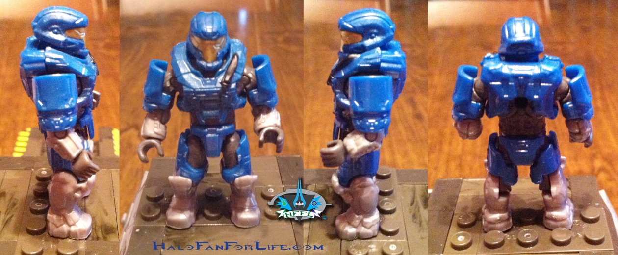 Halo Mega Bloks UNSC Blue Spartan JFO from set # CND03 