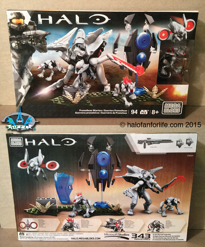 Halo Mega Bloks Set #CNG64 Promethean Crawler 