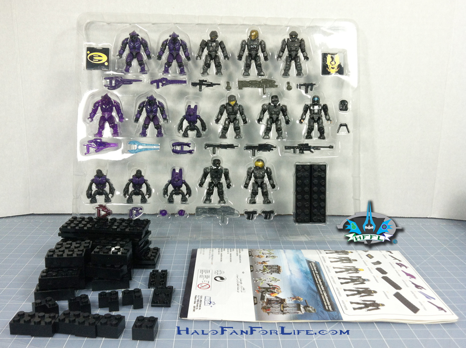 Halo Mega Bloks Set #97390 Covenant Purple Grunt with Plasma Pistol 