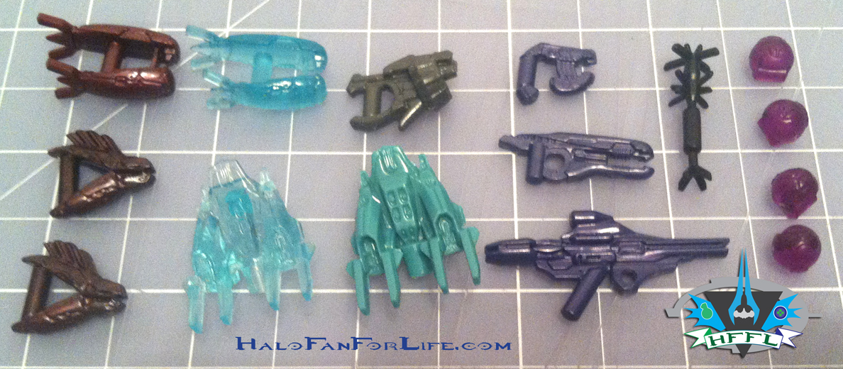 Mega Bloks Construx Halo 10 Covenant Focus Rifle weapons guns lot *New Unused*