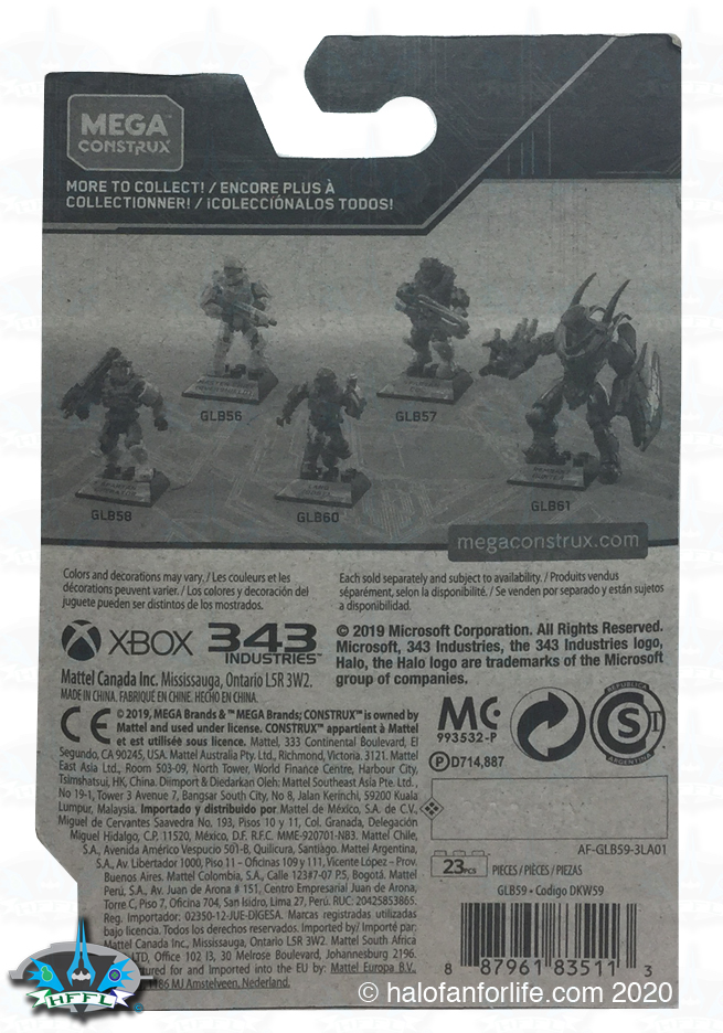 MEGA Construx Halo Series 11 Spartan CQC Figure GLB57 Dkw59 for sale online 