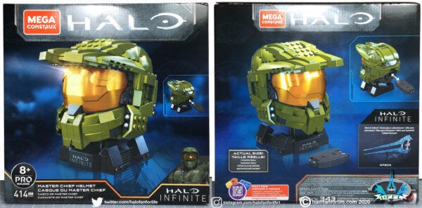 New Mega Construx HALO Infinite Master Chief Helmet 414 Pcs 