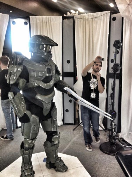 Master Chief scanned 3d at RTX