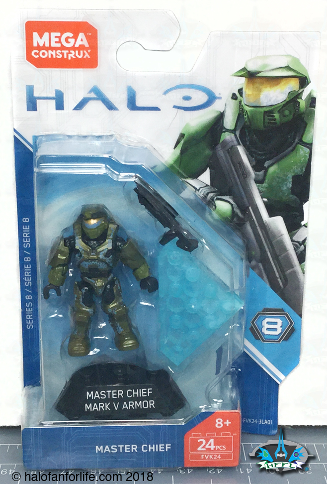 MEGA Construx Halo Heroes Series 8 Master Chief Mark V Armor FVK24 24 Pcs for sale online 