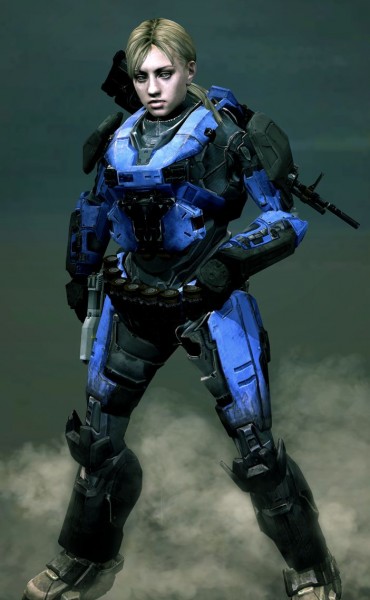 Blue Fem Spartan
