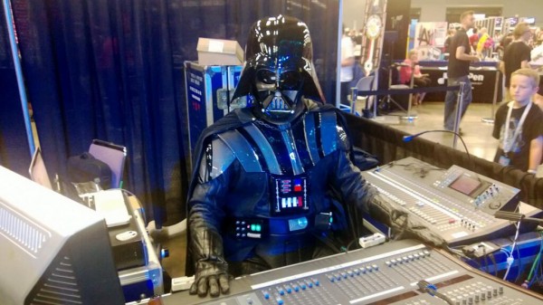 Darth Vader running the main stage at RTX Halo 4GC tourney