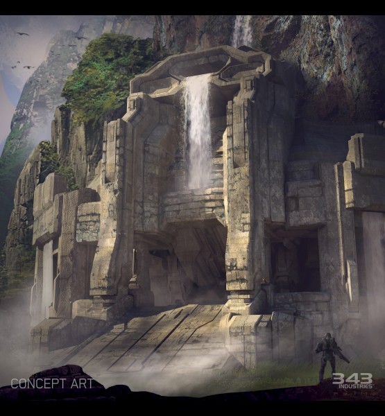Gamescom-2014-Halo-2-Anniversary-Multiplayer-Sanctuary-Concept-Waterfall-jpg