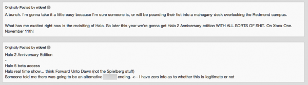 Halo 2 Anniversary for XB1 maybe
