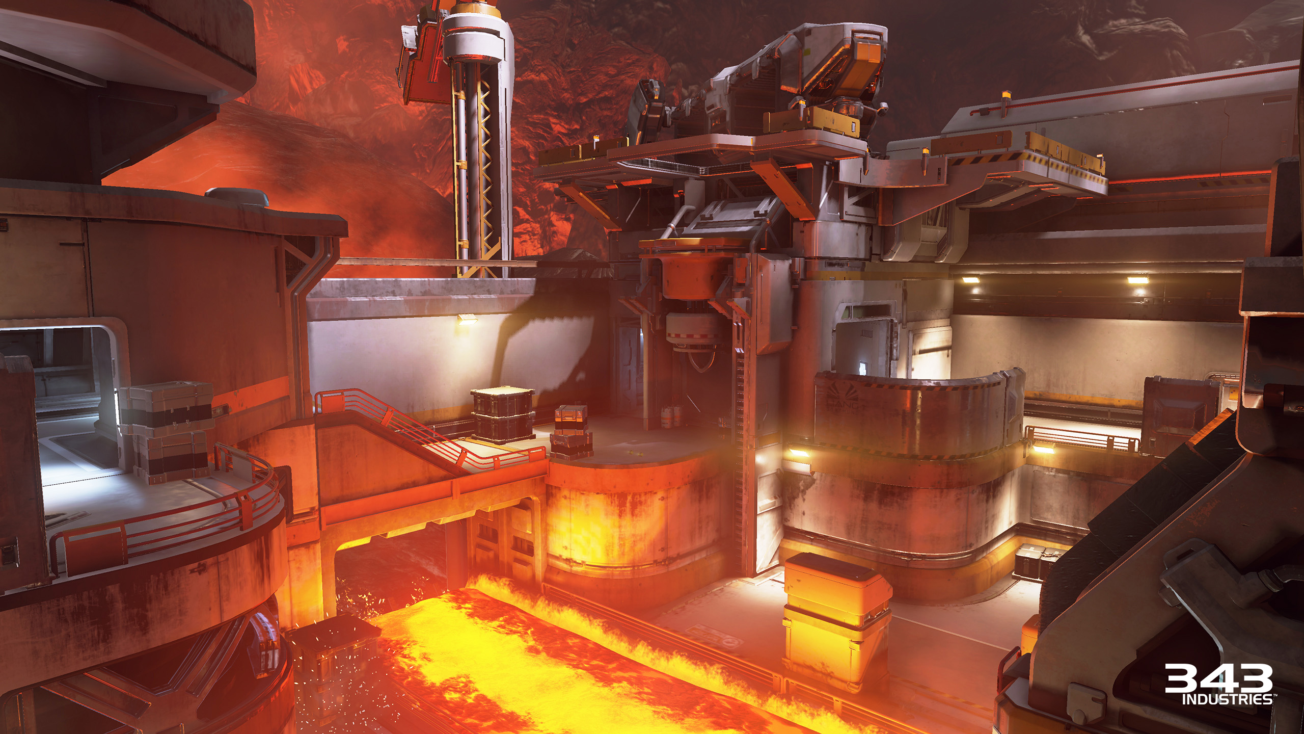 Halo 5 Guardians Arena Molten Lava