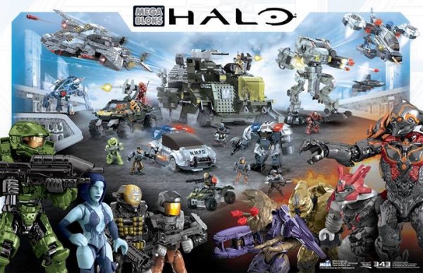 Halo Mega Bloks 2014 poster