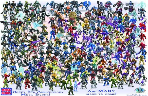 Halo Mega Bloks 5th anni MINIFIGS