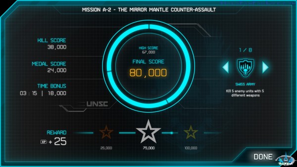 Halo Spartan Assault - Mission Score HFFLwm
