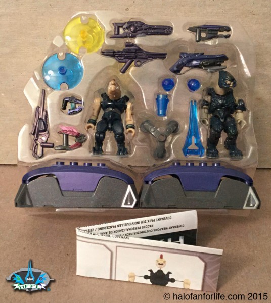 MB Covie Weapon Custom Pack contents