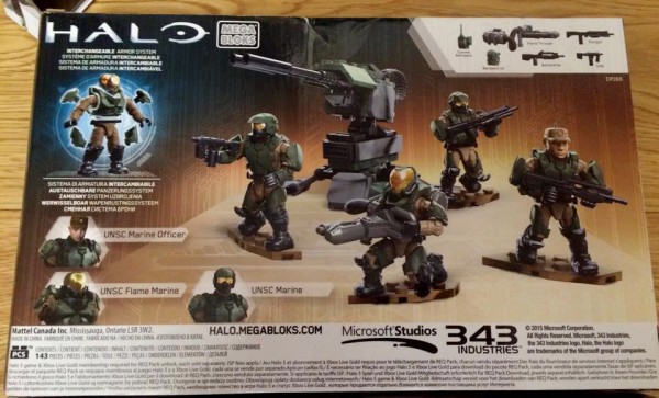 MB UNSC Yankee Squad Preview BOX back