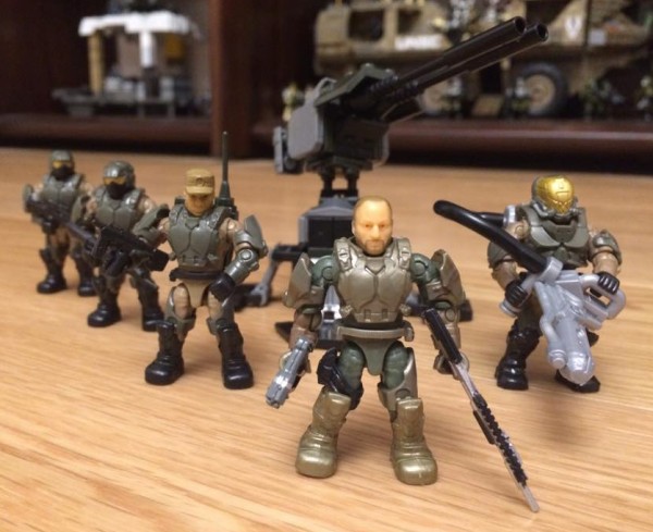 MB UNSC Yankee Squad Preview figures