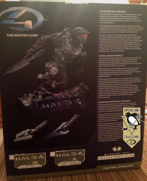 McF Halo 4 Master Chief Statue BACK-