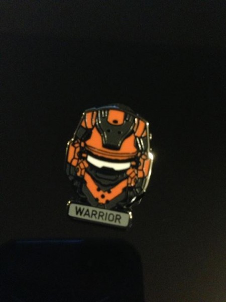 PAX Exclusive Warrior helmet pin