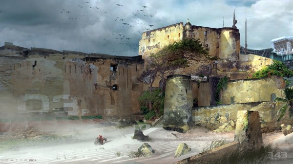 SDCC-2014-Halo-2-Anniversary-Zanzibar-Concept-Art-Fortress-Walls-jpg