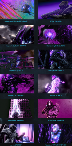 Screenshot Spotlight Gallery Purple