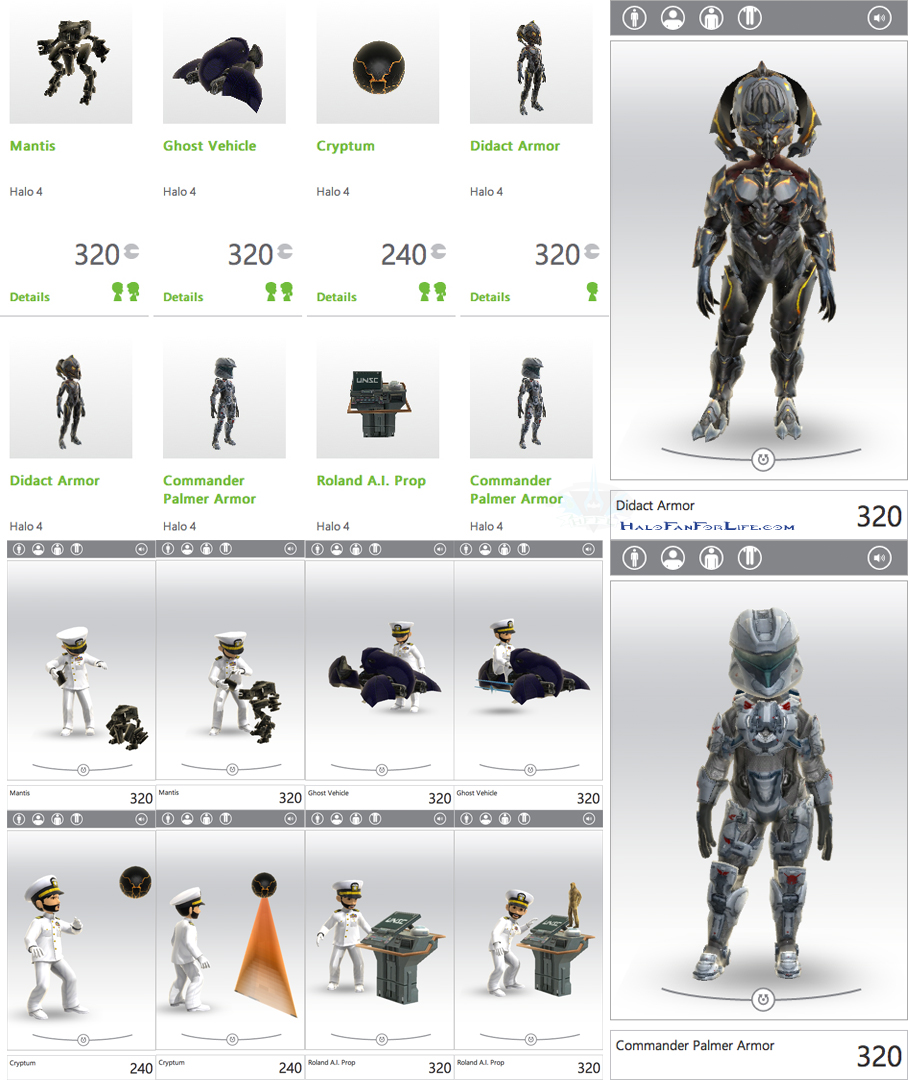 Some new Halo 4 Avatar Items wm