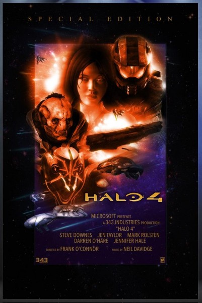 Star Wars Halo 4 poster