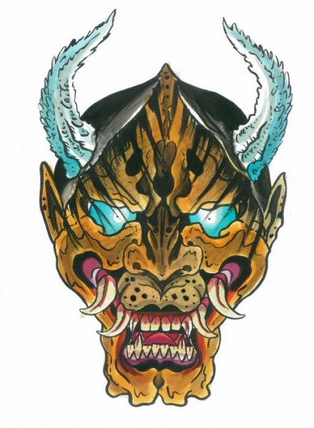 oni-mask-tiger-keith-diffenderfer